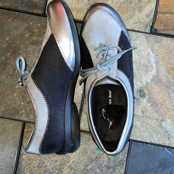 Barefoot Freedom Drew Keena Black Casual Lace Up Oxfords shoes 37 Women's US 6.5 - Picture 5 of 6